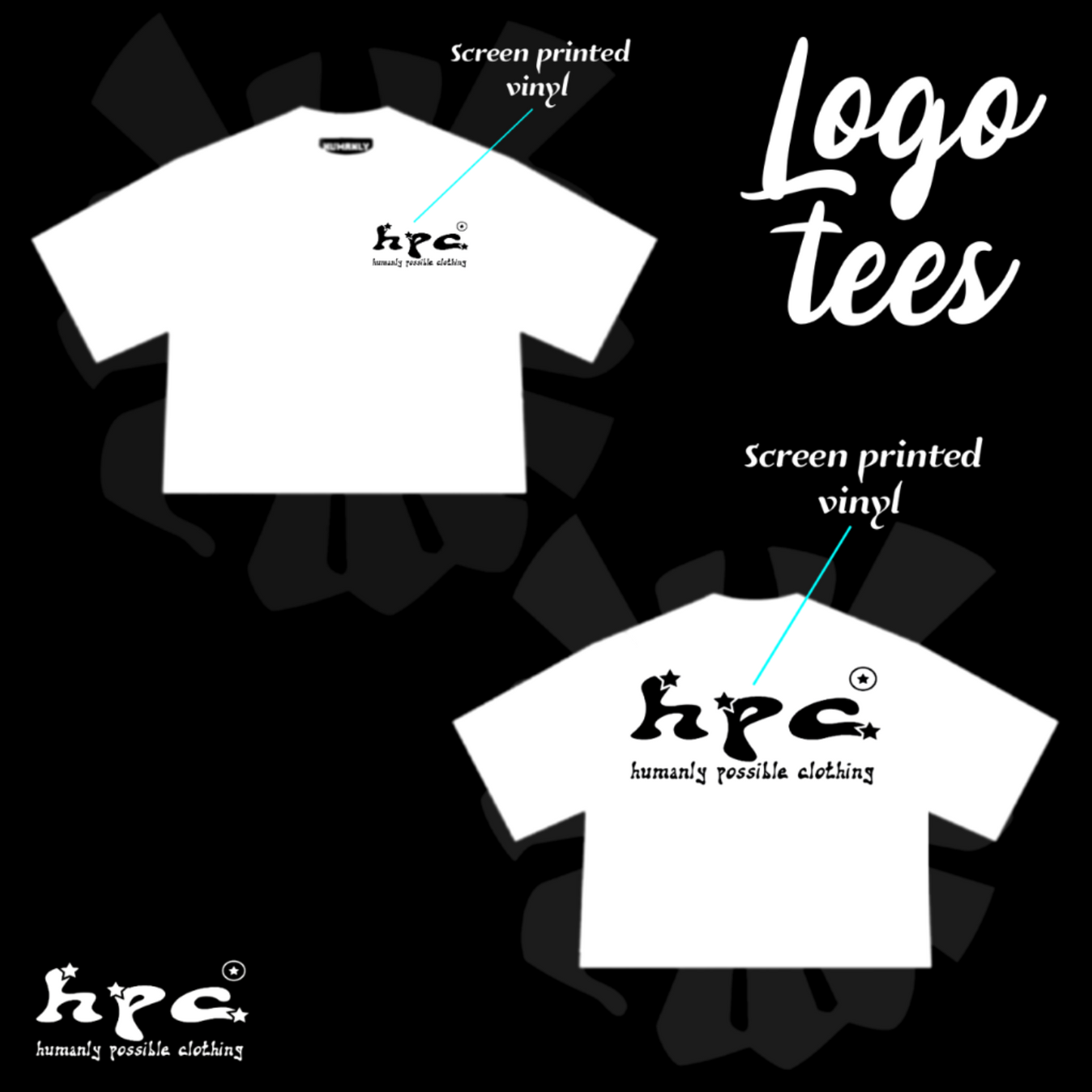 HUMANLY POSSIBLE CLOTHING LOGO TEES